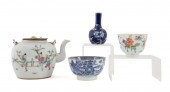 4PCS CHINESE PORCELAIN TABLEWA