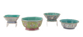 4PCS CHINESE TURQUOISE INTERIO