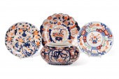 4PCS JAPANESE IMARI PORCELAIN