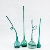 4PCS, MICHAEL ANCHIN BLOWN ART