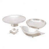 4PCS MODERNIST STERLING, INCLU
