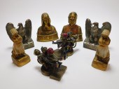 4PR AMERICAN & FRENCH FIGURAL