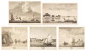 5 18TH CENT. MARINE ENGRAVINGS