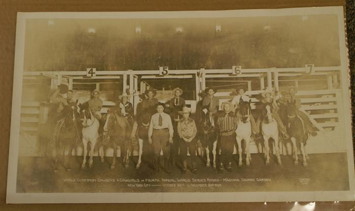 (5) 1920's rodeo panoramic
