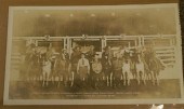 (5) 1920's rodeo panoramic pho