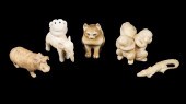 (5) 19TH C. ASIAN MINIATURE CA