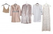 (5) 60's/70's Sequined and bea