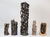 5 AFRICAN MAKONDE STYLE TREE O