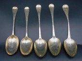(5) AMERICAN COIN SILVER TABLE