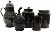 (5) AMERICAN MANGANESE REDWARE