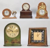 5 AMERICAN SHELF CLOCKS5 Ameri