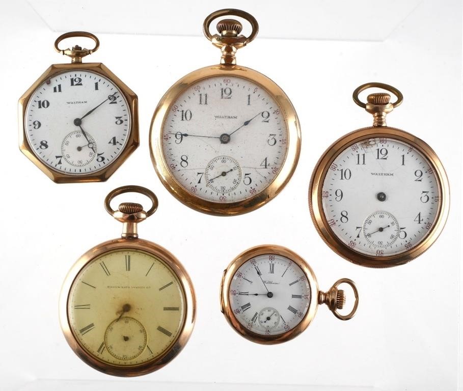5 ANTIQUE POCKET WATCHESLot of 5