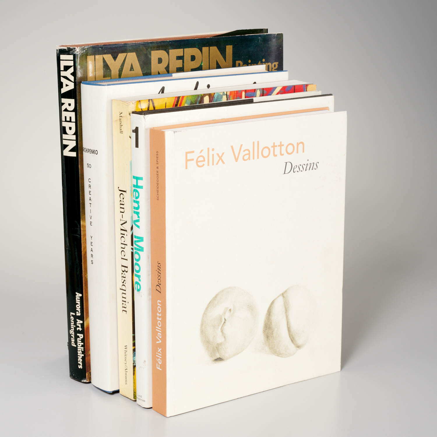 (5) ART BOOKS: ARTISTS AND