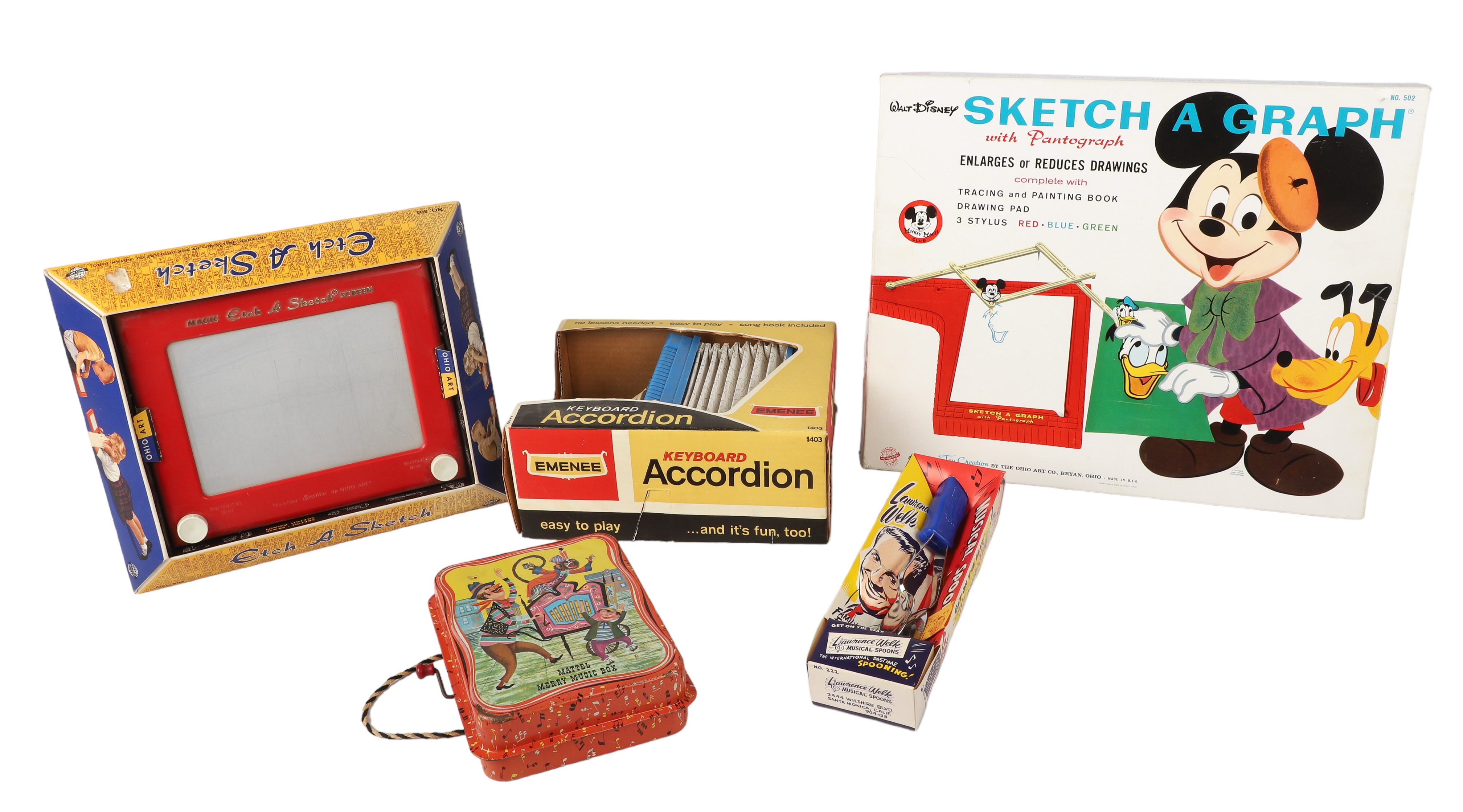 (5) Art & music toys, c/o Ohio