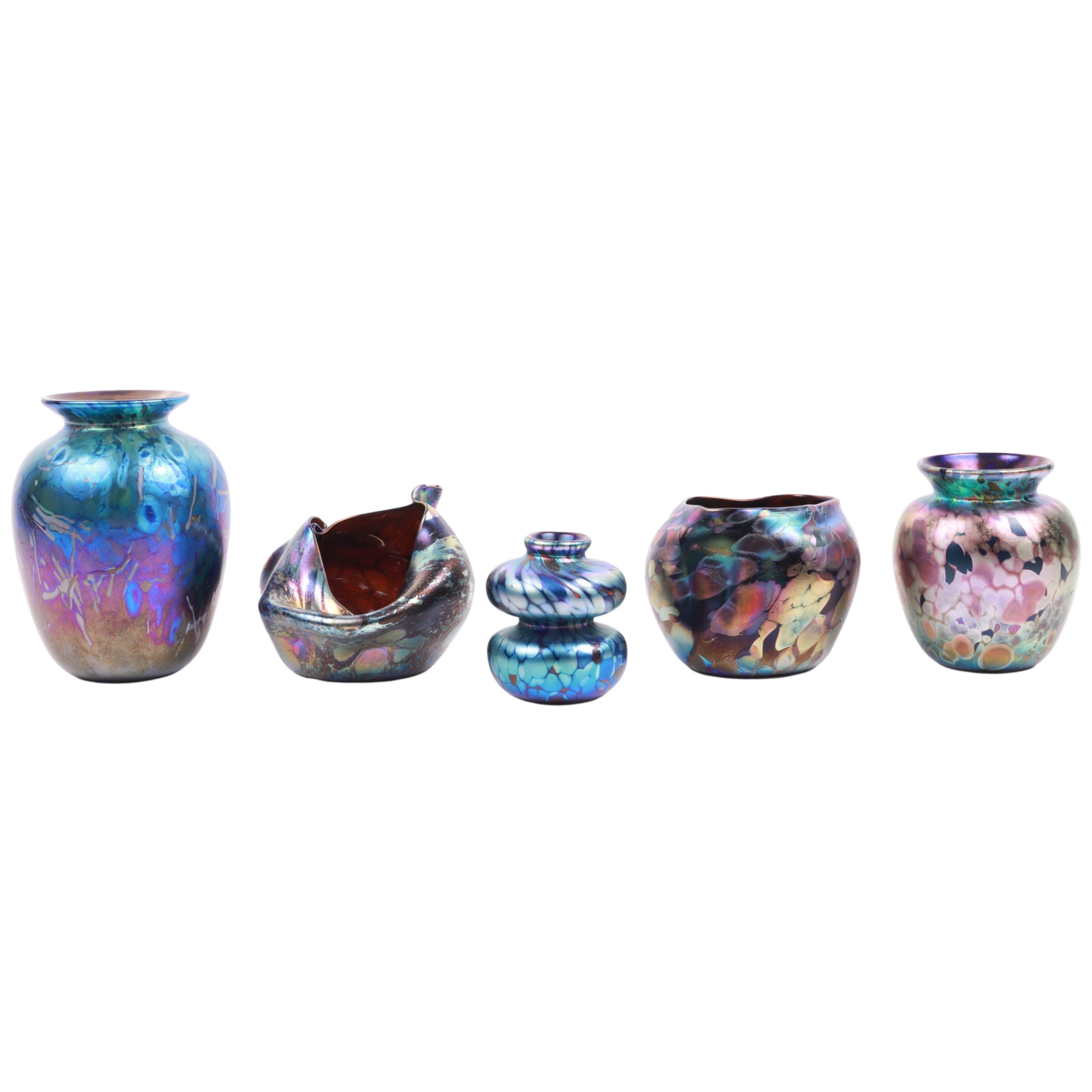 (5) Arthur Allison weed pots,