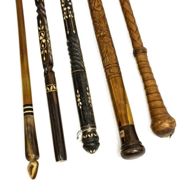 (5) ASSORTED FILIPINO WOOD RIDING