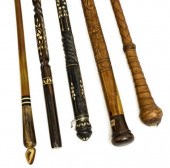 (5) ASSORTED FILIPINO WOOD RID