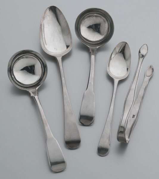 (5) Bateman sterling silver
