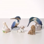 (5) BING & GRONDAHL PORCELAIN