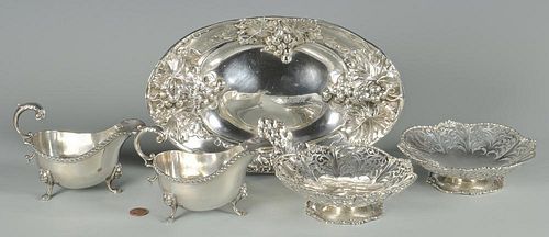 5 BIRKS STERLING BOWLS INC. ART