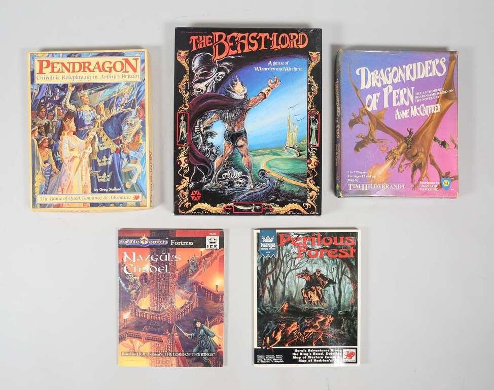 5 BOARD GAMES, ROLE PLAYING AND
