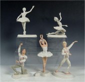 5 BOEHM PORCELAIN BALLET FIGUR