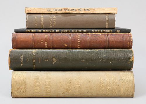5 BOOKS LEECH, WARD, CARLYLE, LAMB,
