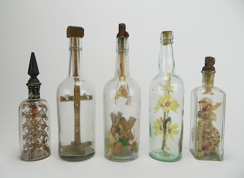 5 BOTTLE WHIMSEYS5 Bottle whimseys,