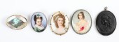 (5) Cameos and brooches to inc