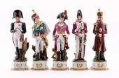 5 CAPODIMONTE NAPOLEONIC PORCE