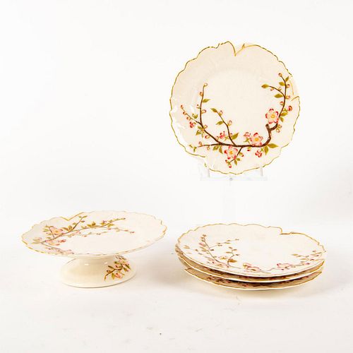 5 CERAMIC CHERRY BLOSSOM LUNCH