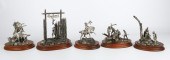 (5) Chilmark pewter Wild West