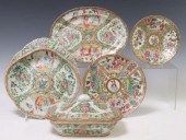 (5) CHINESE CANTON ROSE ENAMEL
