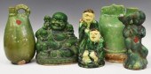 (5) CHINESE CERAMIC BUDDHA FIG