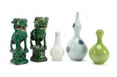 5 CHINESE PIECES, VARIOUS VASE