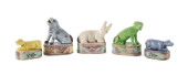 5 CHINESE PORCELAIN MINIATURE