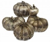 (5) CHINESE SILVER PUMPKIN-FOR