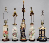 5 CHINESE STYLE LAMPSGroup of