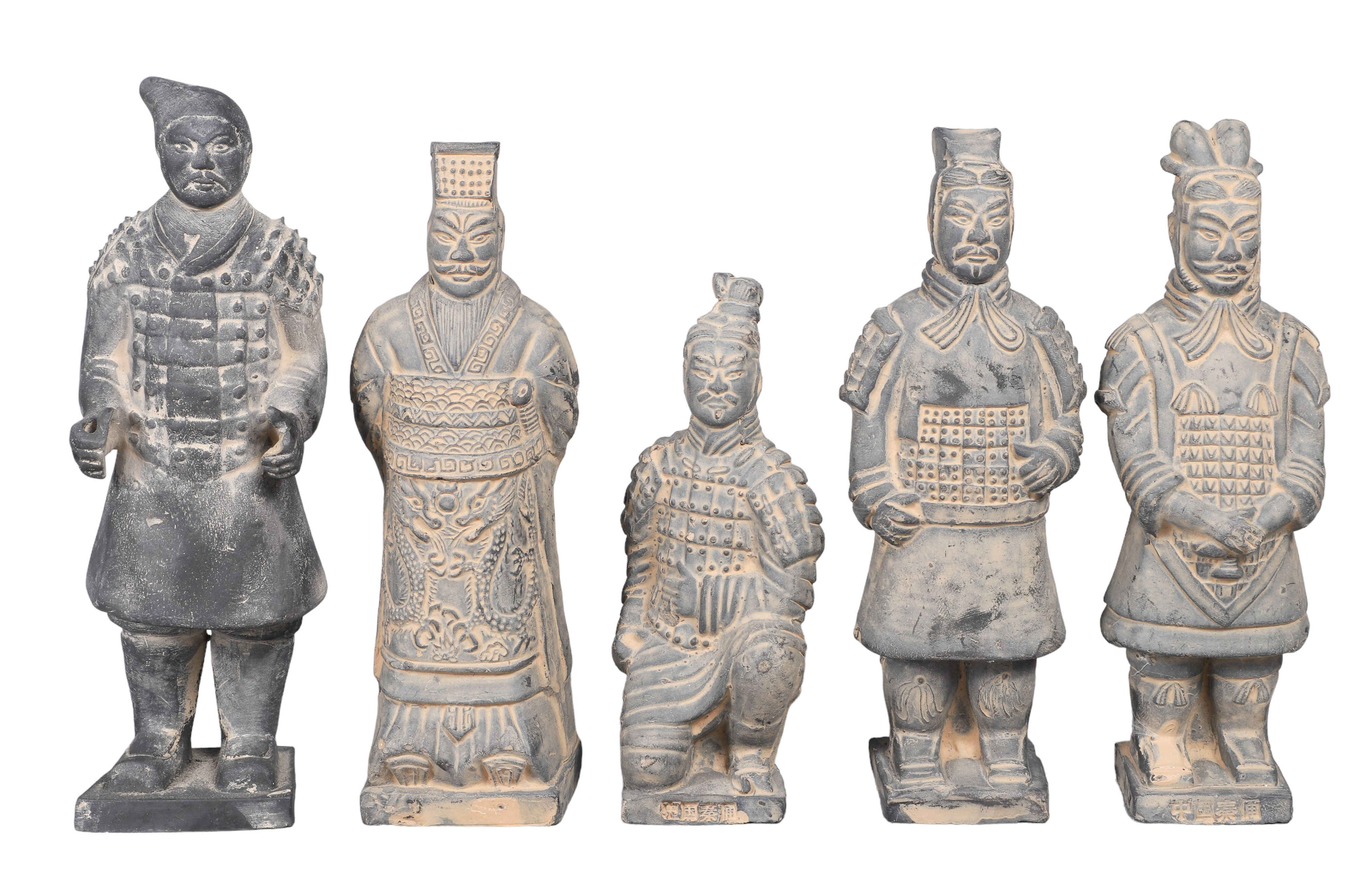 (5) Chinese terracotta soldiers,