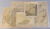 5 CIVIL WAR MAPSLot of five Ci