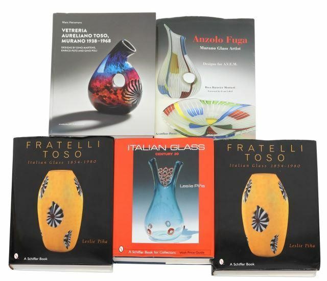 (5) COFFEE TABLE BOOKS ITALIAN