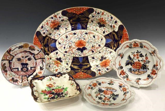 (5) COLLECTION OF IMARI PALETTE