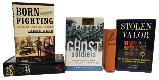 (5) COLLECTION OF SIGNED MILITARY