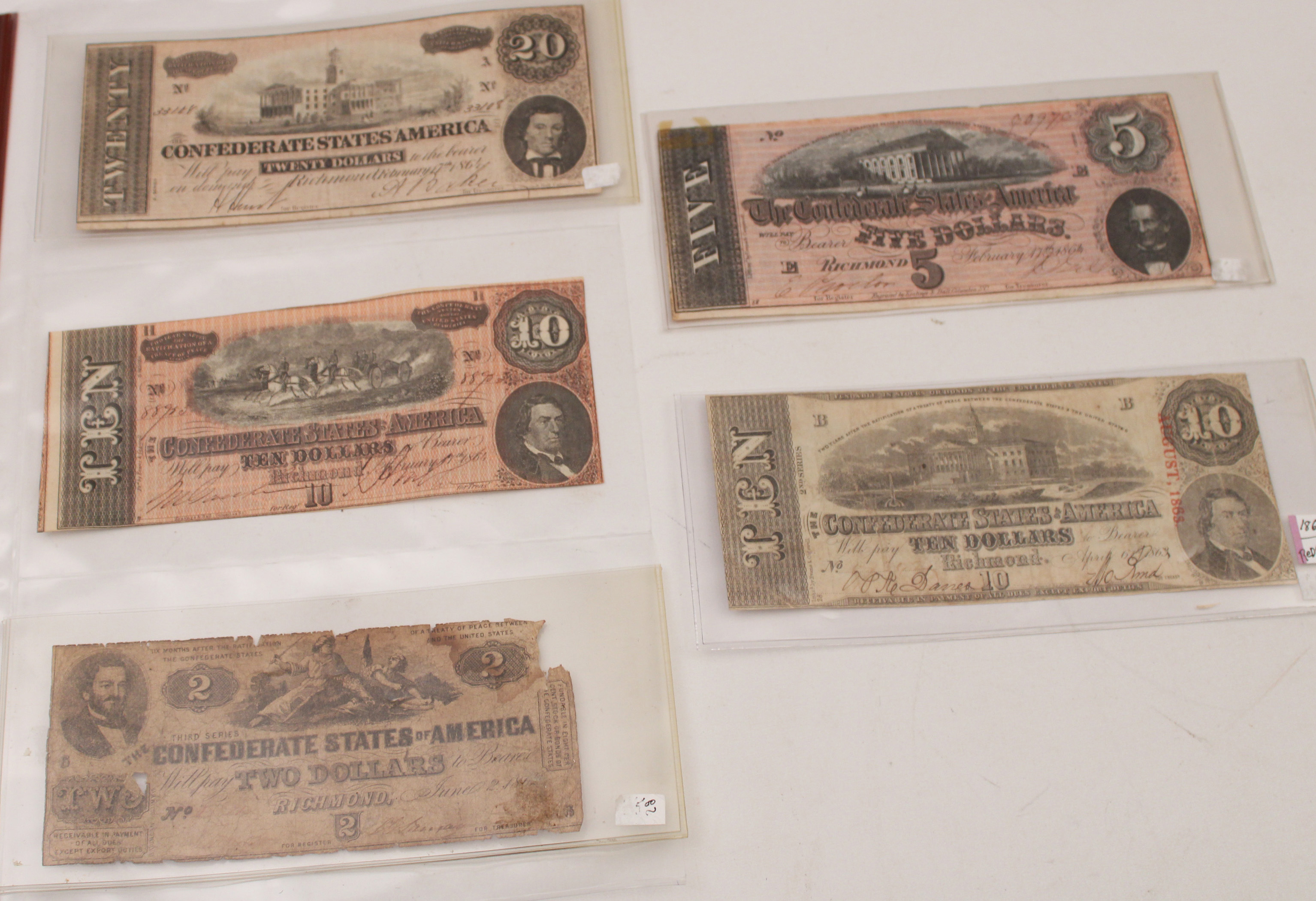 5 CONFEDERATE STATES OF AMERICA