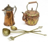 (5) COPPER & BRASS KITCHENWARE