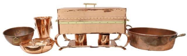 (5) COPPER COOKING AND