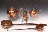 (5) COPPER KETTLES, COQUEMAR,