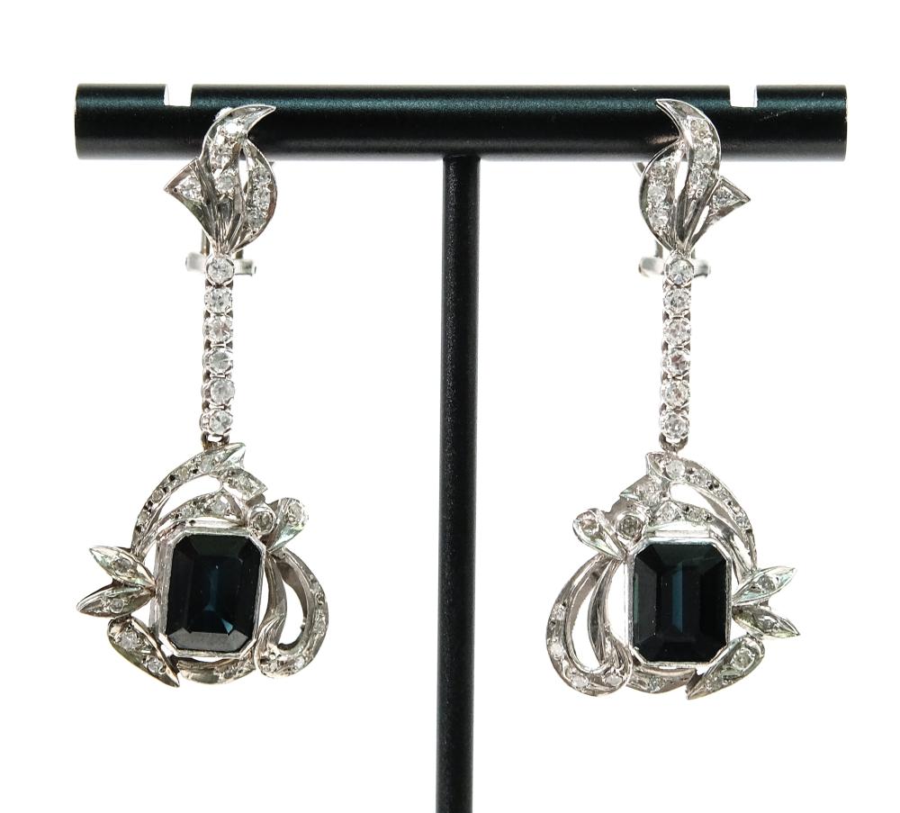 5 CTTW SAPPHIRE & DIAMOND