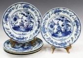 (5) DELFT BLUE & WHITE FAIENCE