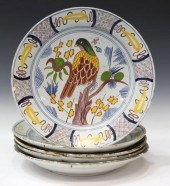 (5) DELFT POLYCHROME FAIENCE P